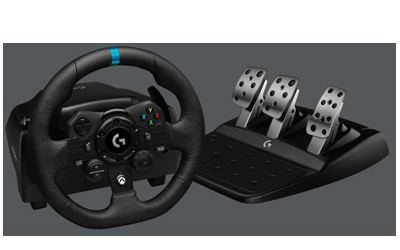 Volant De Course Avec Pédales LOGITECH G923 - Noir