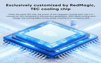 Refroidisseur Magnétique VC Redmagic 5 Pro pour iPhone 15 Pro Max et Red Magic 9 Pro