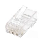 Pack de 100 Connecteurs modulaire INTELLINET RJ45 UTP Cat6 - Transparent
