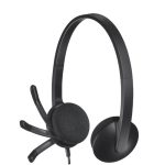 Micro Casque Filaire LOGITECH USB Stéréo H340 - Noir