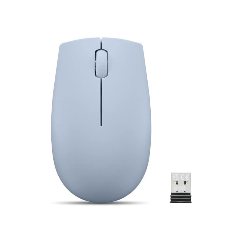 Souris Optique Sans Fil LENOVO Compact 300 - Gris arctique Souris Optique Sans Fil LENOVO Compact 300 - Gris arctique