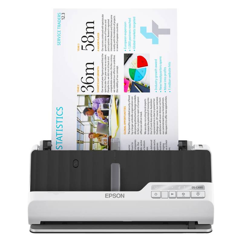 Scanner à Défilement EPSON DS-C490 A4 (B11B271402) Scanner à Défilement EPSON DS-C490 A4 (B11B271402)