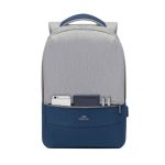 Sac à dos RIVACASE Pour PC Portable 15.6'' - Gris & Bleu (7562)