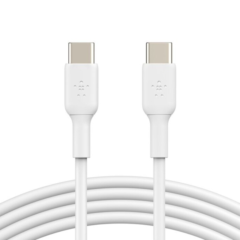 Câble Chargeur Belkin BOOST USB-C vers USB-C  2 m - Blanc