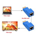 Convertisseur Extender HDMI 30M 1080P - Bleu