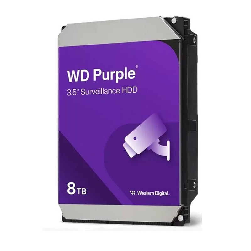 Disque Dur Interne WESTERN DIGITAL Purple 8To SATA III Pour VidéoSurveillance Disque Dur Interne WESTERN DIGITAL Purple 8To SATA III Pour VidéoSurveillance
