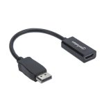 Adaptateur Passif MANHATTAN DisplayPort Vers HDMI - Noir