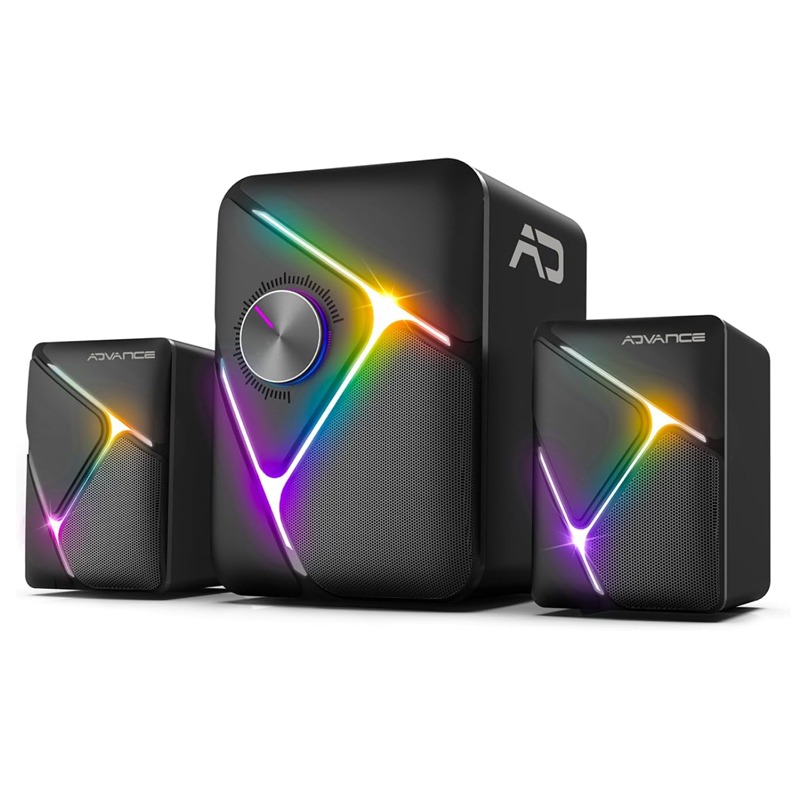 Haut Parleur Sans Fil ADVANCE Speaker 2.1 Soundphonic 11W RMS - Noir Haut Parleur Sans Fil ADVANCE Speaker 2.1 Soundphonic 11W RMS - Noir