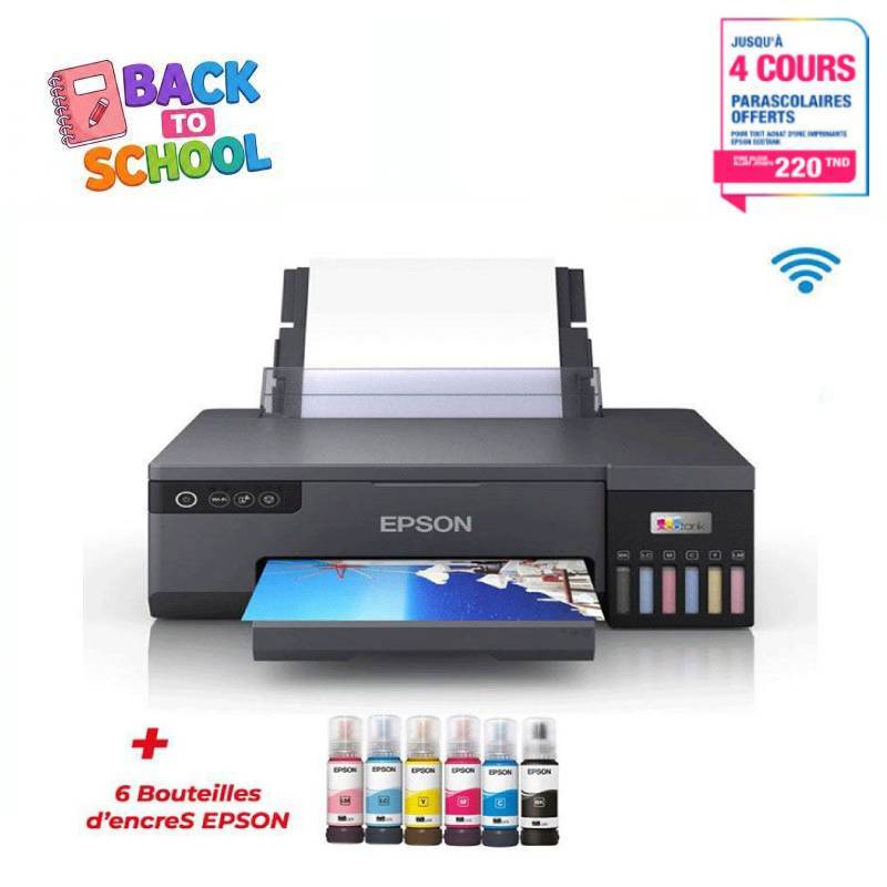 Imprimante EPSON EcoTank L8050 à Réservoir Intégré Wifi Couleur