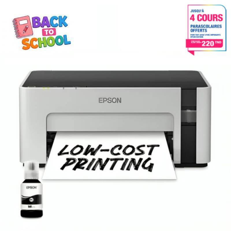 Imprimante EPSON Ecotank M1120 à Réservoir Intégré Wifi Monochrome Imprimante EPSON Ecotank M1120 à Réservoir Intégré Wifi Monochrome