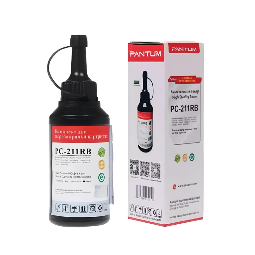 Bouteille d'encre Original Pour Toner PANTUM Refil Kit PC-211RB- Noire