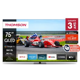 TV Thomson 75" 75QG7C14 QLED PRO UHD 4K Google Tv - Noir TV Thomson 75" 75QG7C14 QLED PRO UHD 4K Google Tv - Noir