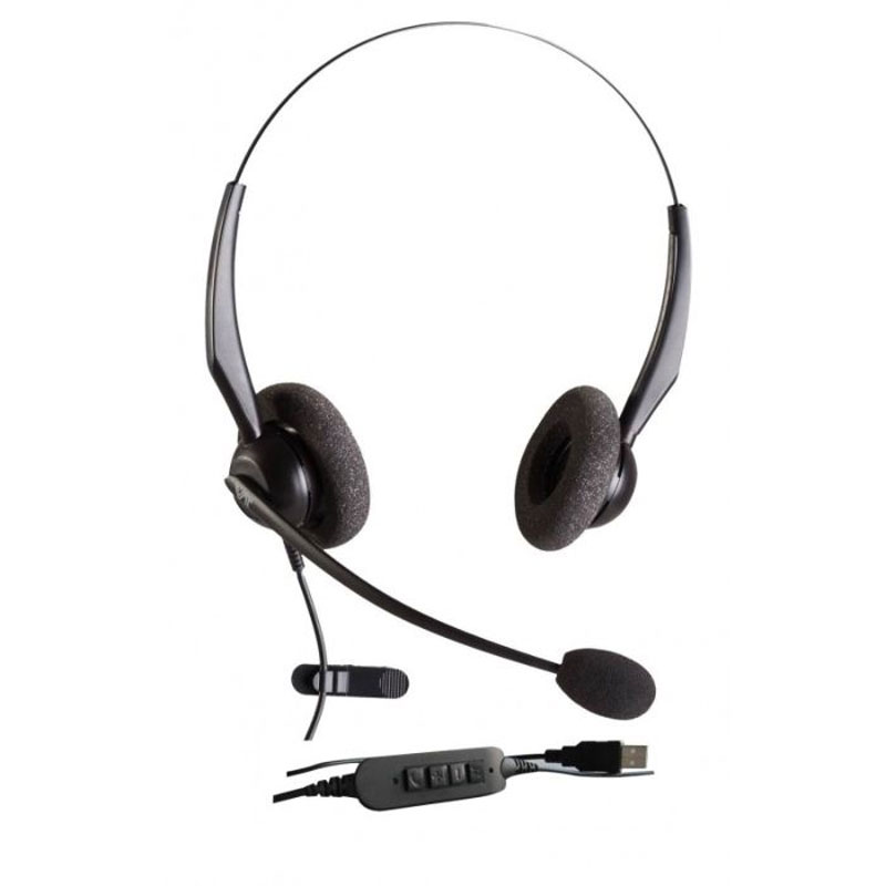 Micro Casque Filaire VT 2000 USB - Noir Micro Casque Filaire VT 2000 USB - Noir