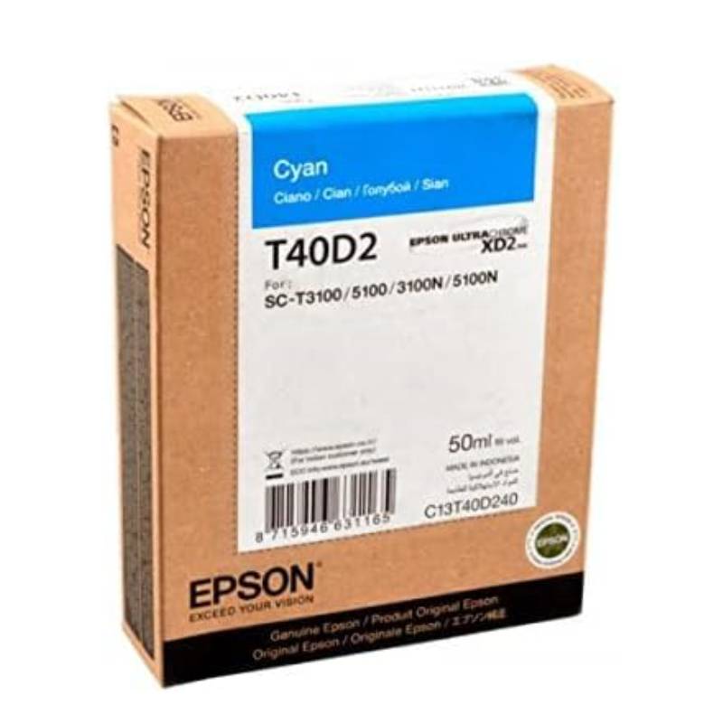 Cartouche Jet D'encre Original EPSON T40D240 - Cyan Cartouche Jet D'encre Original EPSON T40D240 - Cyan
