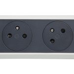 Multiprises LEGRAND 5 Ports 1.5M - Blanc et Gris