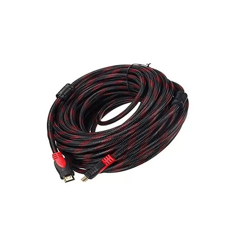 Câble HDMI blindé Mâle vers HDMI Mâle 30 mètres - Noir