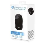 Souris Optique HP  sans Fil 200 - Noir (X6W31AA)