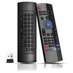 Télécommande Universelle Air Mouse et souris Sans Fil 3 in 1 - Noir