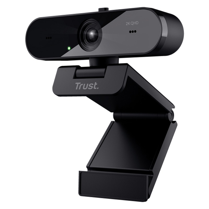 WebCam Filaire TRUST TAXON QHD ECO - Noir