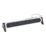 Multiprise LEGRAND 6X2P+T Parafoudre 1.5M - Blanc
