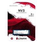 Disque Dur Interne KINGSTON NV3 2To SSD M.2 NVMe PCIe Gen 4x4