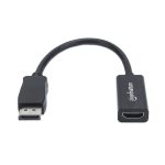 Adaptateur Passif MANHATTAN DisplayPort Vers HDMI - Noir