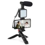 Kit De Production Vidéo avec Trépied AY-49 - Noir