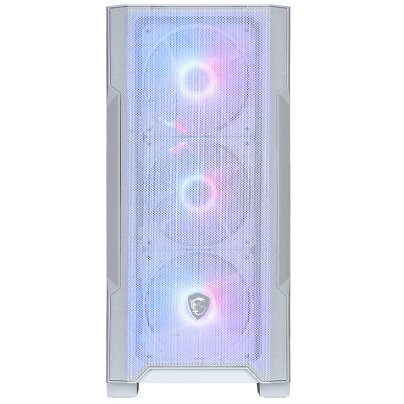 Boîtier PC Gamer MSI Mag FORGE M100R - Blanc (306-7G20W21-HH9)