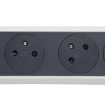 Multiprises LEGRAND 6 Ports 3M - Blanc et Gris foncée