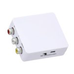 Convertisseur HDMI Vers 3 RCA + Micro-USB HDTV - Blanc