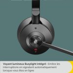 Micro Casque Sans Fil JABRA ENGAGE 55 MS USB-A Avec Support - Noir