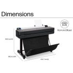 Traceur HP Design Jet T630 36 pouces A0 Wifi Couleur