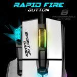 Souris Gamer Filaire SPIRIT OF GAMER  PRO M5 RGB - Blanc