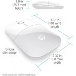 Souris sans fil HP Z3700 - Blanc