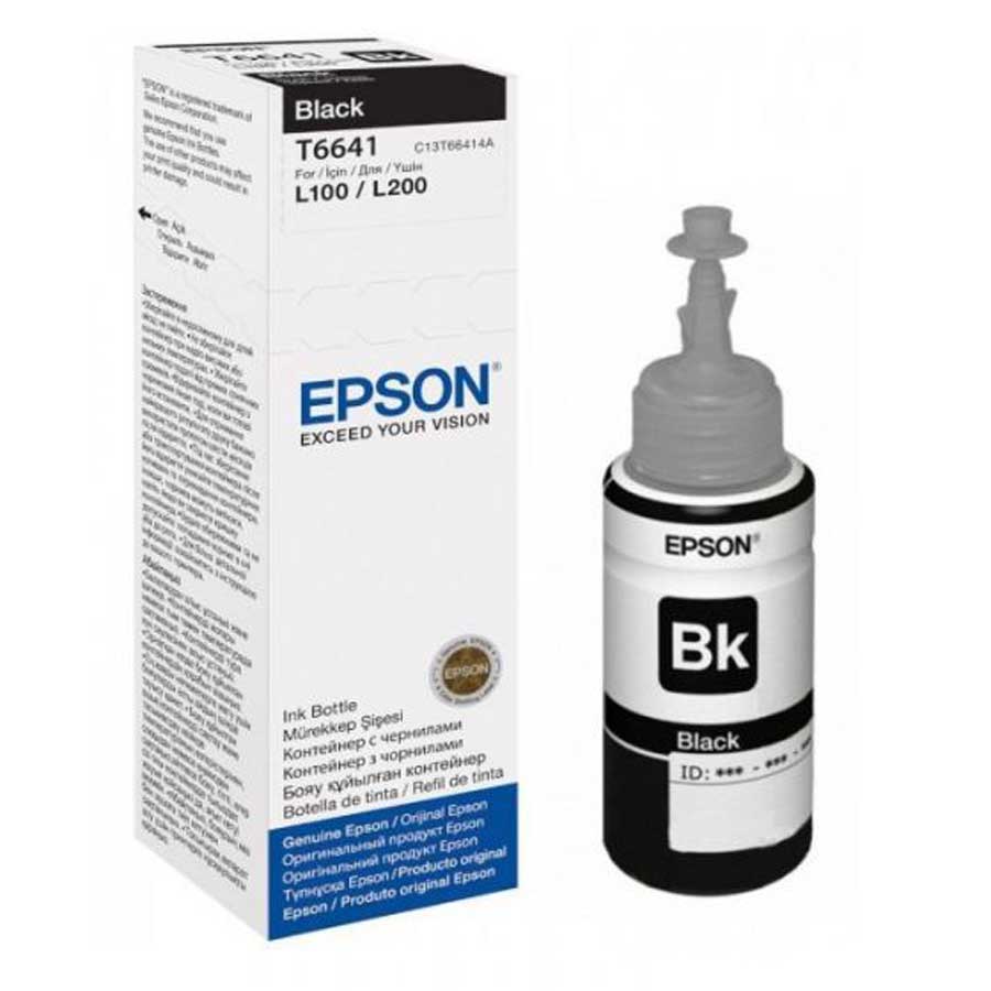 Bouteille D'encre Original EPSON T6641 - Noir (C13T66414A) Bouteille D'encre Original EPSON T6641 - Noir (C13T66414A)