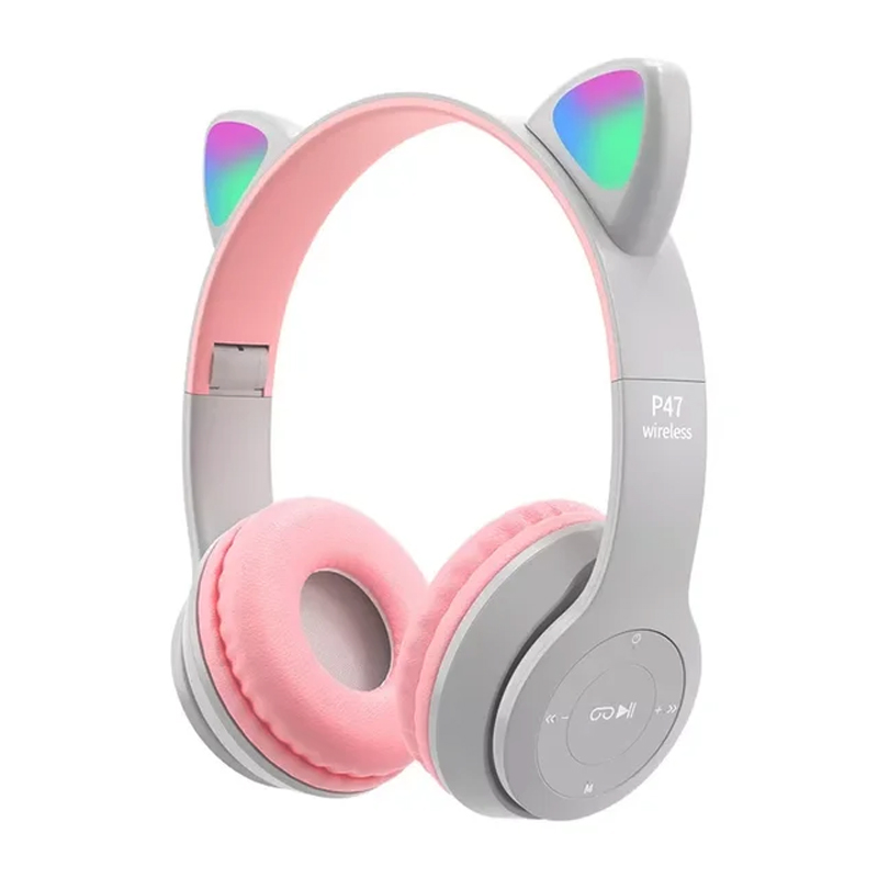 Casque Sans Fil P47M Cat - Blanc Casque Sans Fil P47M Cat - Blanc