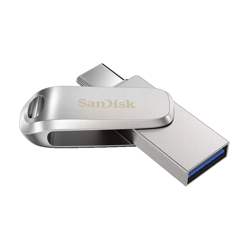 Clé USB SANDISK Ultra Dual Drive Luxe 32Go USB Type-C - Gris