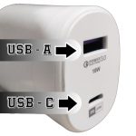 Chargeur Secteur 2 Ports USB / Type C BS180 Avec Câble Type-C