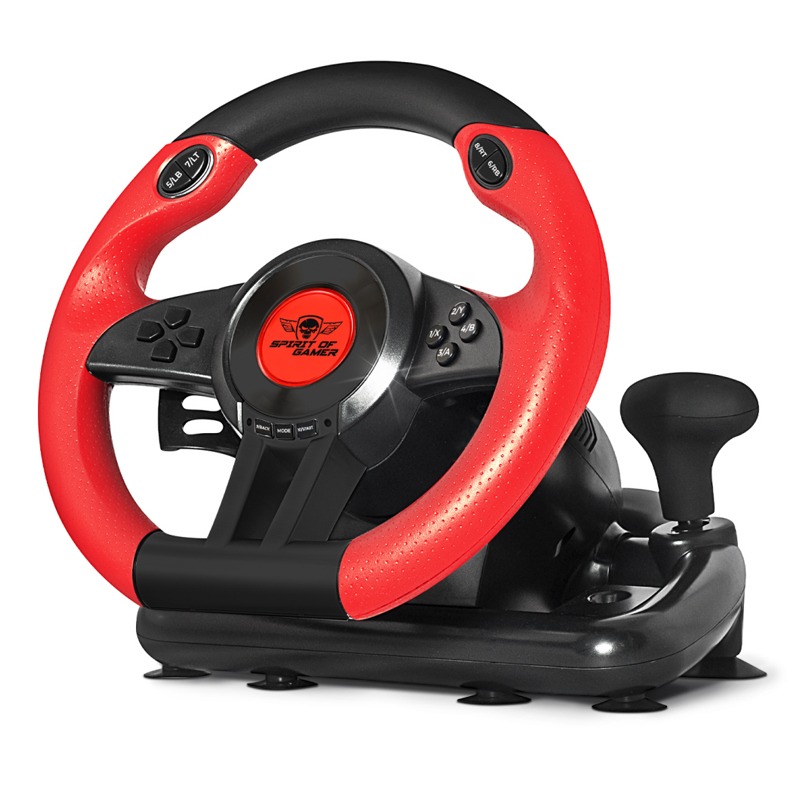 Volant De Course SPIRIT OF GAMER PRO 1 - Noir&Rouge Volant De Course SPIRIT OF GAMER PRO 1 - Noir&Rouge