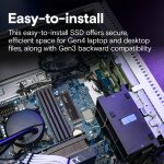 Disque Dur Interne Crucial P310 4TB PCIe Gen4 NVMe 2280 M.2 SSD