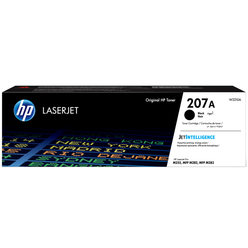 Cartouche de toner HP 207A noir LaserJet originale / 1350 pages W2210A Cartouche de toner HP 207A noir LaserJet originale / 1350 pages W2210A