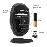 Souris Sans Fil ADVANCE Drift 2 - Noir&Bleu