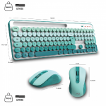 Ensemble Clavier & Souris Sans Fil ADVANCE PEPS - Vert
