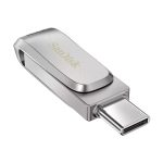 Clé USB SANDISK Ultra Dual Drive Luxe 64Go USB Type-C - Gris