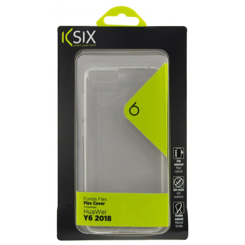 Coque Silicone KSIX Pour HUAWEI Y6 2018 Coque Silicone KSIX Pour HUAWEI Y6 2018