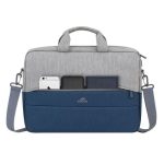 Sacoche RIVACASE 7532 Pour PC Portable 15.6'' - Gris & Bleu