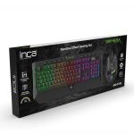 Ensemble Clavier + Souris Filaire Gamer INCA IKG-315G USB - Noir