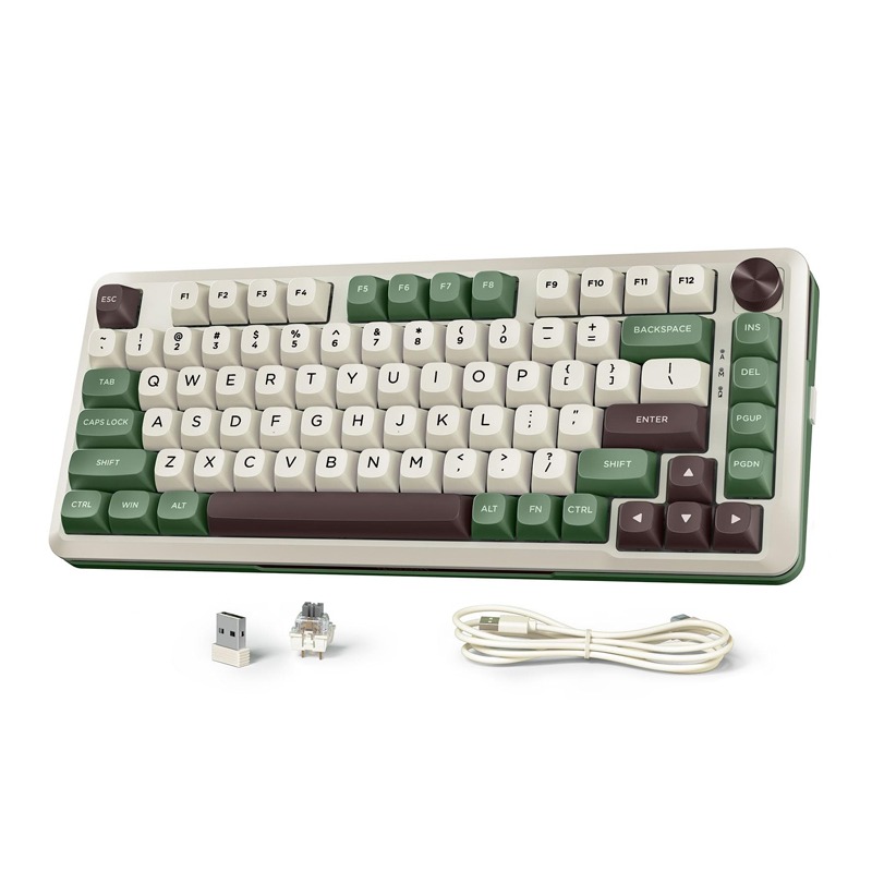 Clavier Gamer REDRAGON CYRUS PRO K681CGC RGB - Vert et Beige