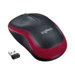 Souris Optique Sans Fil LOGITECH M185 - Rouge