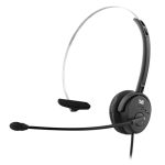 Micro Casque Stéréo MONO Filaire TNB PRO ACTIV 100M - Noir